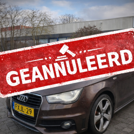 GEANNULEERD- Executieverkoop van een Audi A1 1.4 TFSI Pro Line S – Personenauto